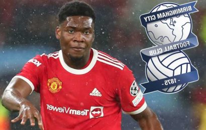 Man Utd star Teden Mengi joins Birmingham on loan transfer until end of season to link up with Tahith Chong