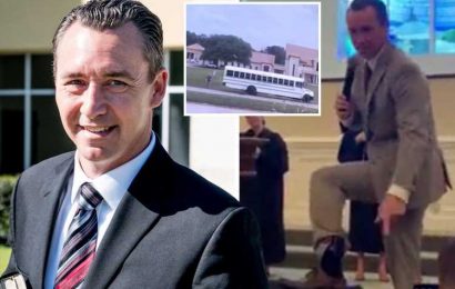 Pastor Tony Spell defies ‘bus rage’ house arrest order and wears ankle monitor at service despite coronavirus lockdown – The Sun