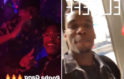 Paul Pogba heads out to meet French rap star Niska as Man Utd star relaxes after beating Chelsea in FA Cup