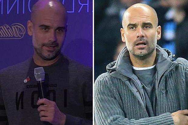 Pep Guardiola admits ‘I am a disaster’ during football writers’ dinner as he rocks up in jeans and an Icon jumper hours after Manchester City beat Southampton 6-1