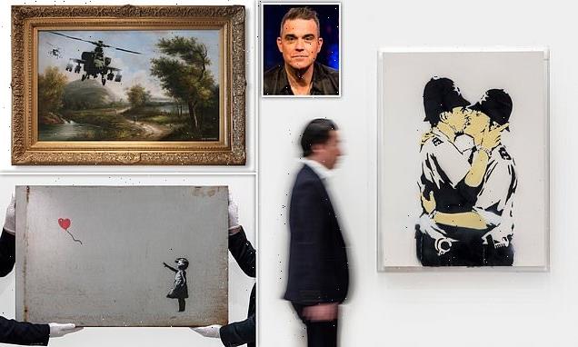 Robbie Williams to put Banksy collection up for auction