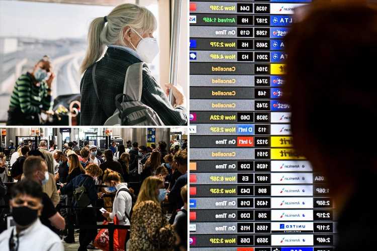 'Snowbomb' cyclone sees HUNDREDS of Southwest Airlines, United Airlines, & other flights canceled as passengers stranded