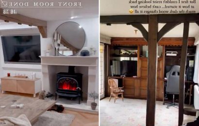 Stacey Solomon shows off incredible living room transformation at Pickle Cottage