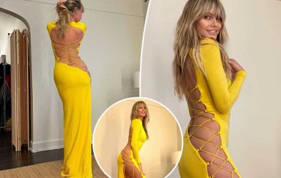Stars like Heidi Klum and Ciara can’t resist this sexy lace-up dress