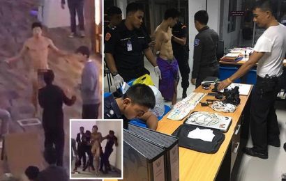 Tourist ‘goes on naked rampage throwing faeces around Thai airport after overdosing on VIAGRA'