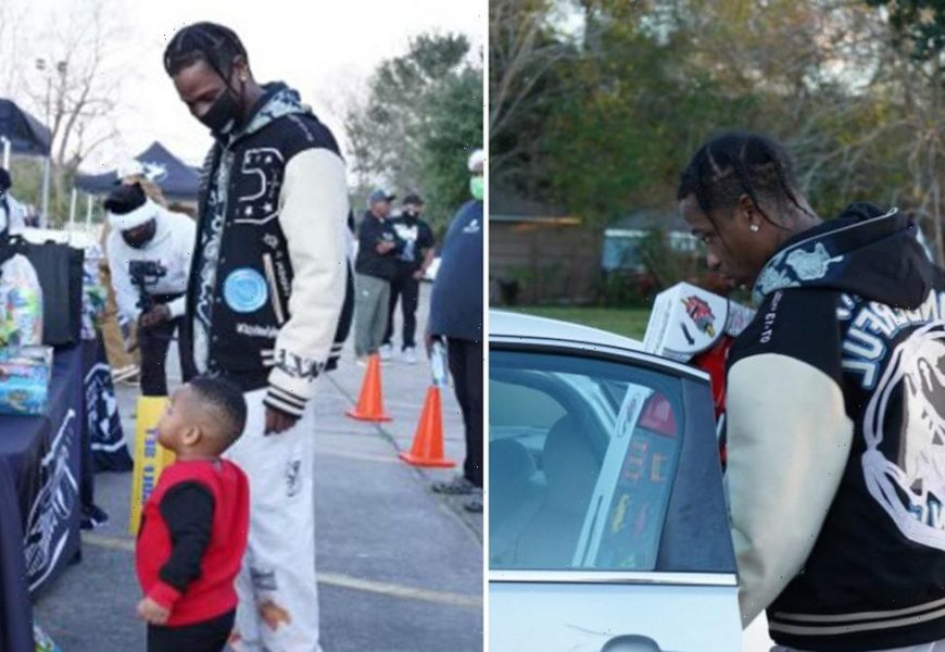 Travis Scott Gives Out Over 5,000 Toys to Houston Area Kids