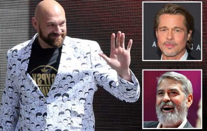 Tyson Fury wears designer suits on school run and is mistaken for Brad Pitt and George Clooney ‘all the time’ – The Sun