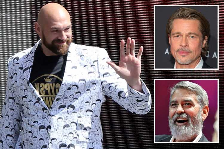 Tyson Fury wears designer suits on school run and is mistaken for Brad Pitt and George Clooney ‘all the time’ – The Sun