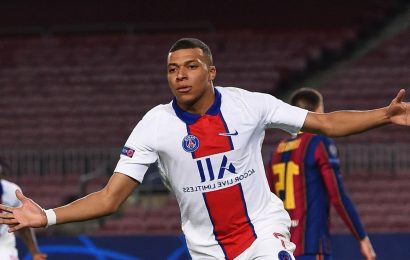 Watch Kylian Mbappe score stunning hat-trick as PSG dominate Barcelona in brilliant 4-1 Nou Camp win