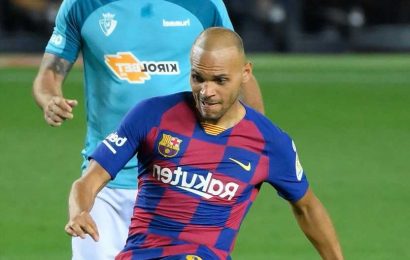 West Ham beating Everton to £18m Barcelona striker Braithwaite, four years after they first attempted transfer