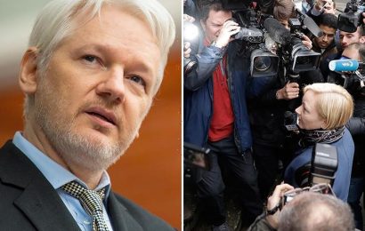 Wikileaks founder Julian Assange is FINALLY being quizzed over rape claims after Swedish prosecutors arrive at Ecuadoran embassy