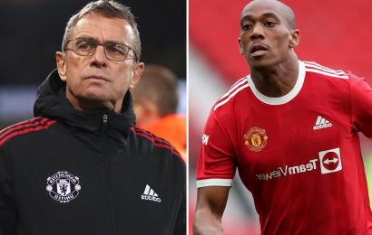 Anthony Martial holds showdown talks with Man Utd boss Ralf Rangnick as frustrated striker chases Sevilla transfer