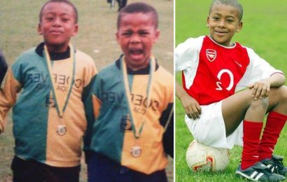 Arsenal stars Alex Iwobi and Chuba Akpom post brilliant throwback photos