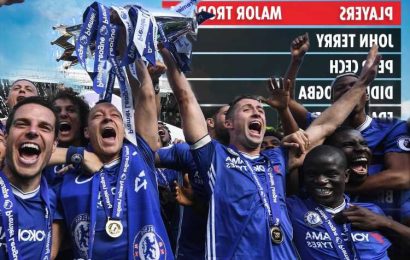 Chelsea’s most-decorated stars including John Terry, Petr Cech & Didier Drogba as Cesar Azpilicueta aims to move up list