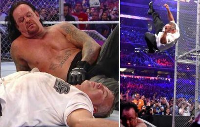 Ex-WWE star Shane McMahon ‘blew out belly button’ & had umbilical hernia in WrestleMania Hell in a Cell with Undertaker – The Sun
