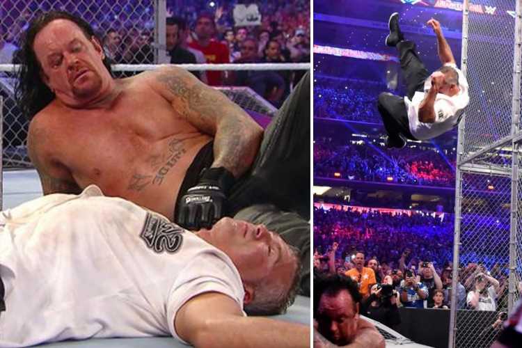Ex-WWE star Shane McMahon ‘blew out belly button’ & had umbilical hernia in WrestleMania Hell in a Cell with Undertaker – The Sun
