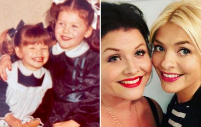 Holly Willoughby looks adorable in old birthday snap shared by her sister – but can you tell which one she is?
