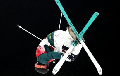Jakara Anthony targets medal after topping moguls qualifying round