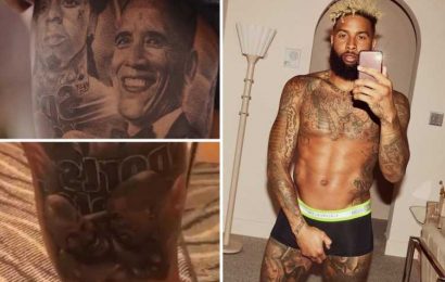 LA Rams star Odell Beckham Jr has 86 tattoos from Barack Obama portrait to Mike Tyson biting off Holyfield's ear