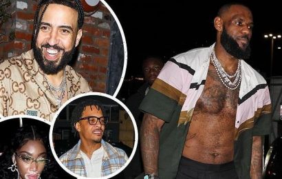 LeBron James and other stars hit Super Bowl after-parties in LA