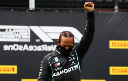 Lewis Hamilton insists he will 'never forget' his 'Black Power' salute on podium as F1 star fights for equality