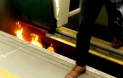 London Bridge train fire forces evacuation after Southern carriage’s brakes ignite sparking delays and cancellations – The Sun