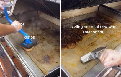 McDonald's employee reveals how they clean their grills at the end of each shift – and everyone is saying the same thing