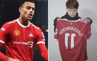 My son is devastated he can’t change Mason Greenwood shirt as Manchester United refuse after rape arrest