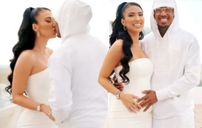 Nick Cannon kisses and cuddles fifth baby mama Bre Tiesi in new video after ex Alyssa Scott slammed him in scathing post