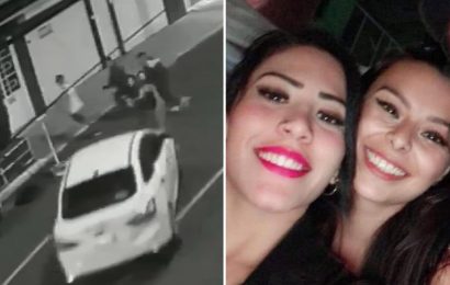 Shocking moment woman ‘is run over & killed by drunk pal as she desperately tried to stop him getting behind wheel’
