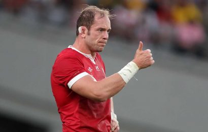 Why isn't Alun Wyn Jones playing for Wales in the Six Nations, and who is captain against England?