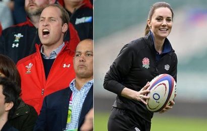 William and Kate will go head-to-head at England v Wales Six Nations