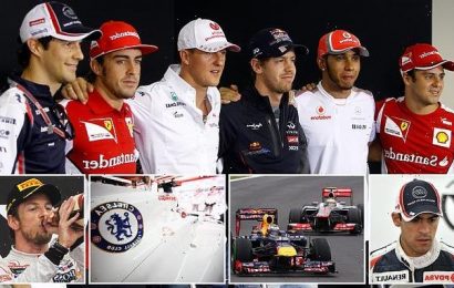 A decade on from the competitive 2012 season as F1 enters a new era