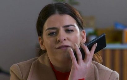 Corrie fans point out Adam’s blunder as Lydia discovers his phone during row