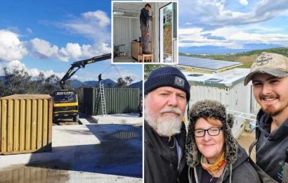 I'm making my home from a 20ft shipping container in Corfu – I bought it for just £3,750 after hitting rock bottom