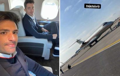 Inside Ferrari's luxury private jet used to get between F1 races that Charles Leclerc and Carlos Sainz travel globe in