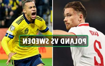 Poland vs Sweden: TV channel, live stream, kick-off time and team news for World Cup play-off match