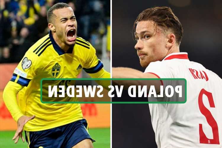 Poland vs Sweden: TV channel, live stream, kick-off time and team news for World Cup play-off match