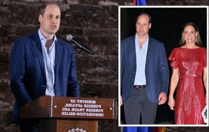 Prince William ‘riddled with anxiety gestures’ during royal tour – body language