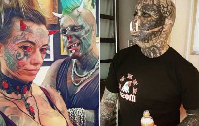 The world’s most extreme body modification fans – from 'genderless reptile' and 'dark barbie' to man with giant tusks
