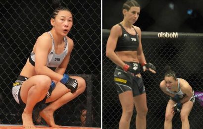 UFC star Yan Xiaonan reveals she was left bleeding heavily after brutal knee to groin by rival Marina Rodriguez