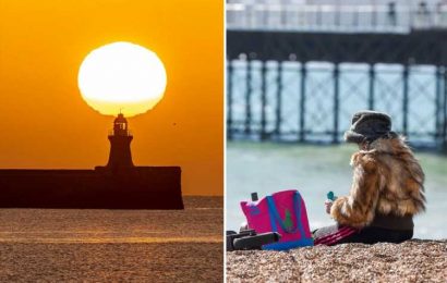 UK weather forecast – 18C ‘mini-heatwave’ this weekend after thick fog sparks travel chaos