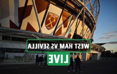 West Ham vs Sevilla LIVE: Stream, TV channel, teams and kick-off time – Europa League latest updates