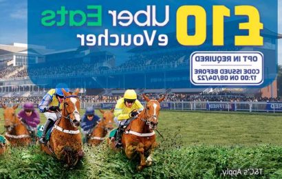 Aintree Grand National Festival 2022: Bet £10 on horse racing and get £10 Uber Eats eVoucher FREE with Betfred special