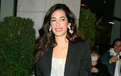George Clooney’s wife Amal and her glamorous mum put on fashionable display in NY