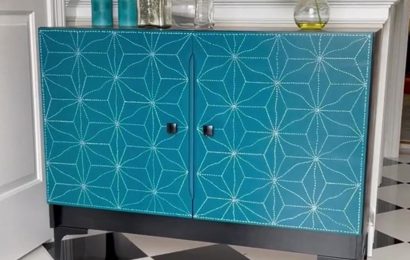 I transformed a £7 cabinet into a £2K Anthropologie dupe and all it took was a Sharpie