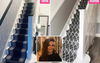 I'm a money-saving student and I created a glam staircase for under £90 using budget buys from B&M and eBay
