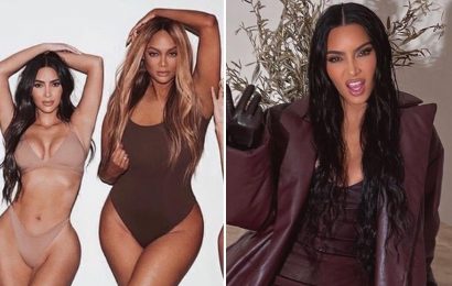 Kim Kardashian slammed for 'horrendous photoshop' of Tyra Banks' body to 'look like hers' in new SKIMS ad