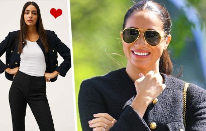 Loved Meghan Markle’s boucle jacket? Mango’s tweed version is royally chic