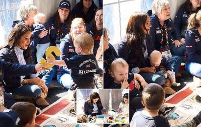 Meghan Markle shows off her maternal side at Invictus Games event